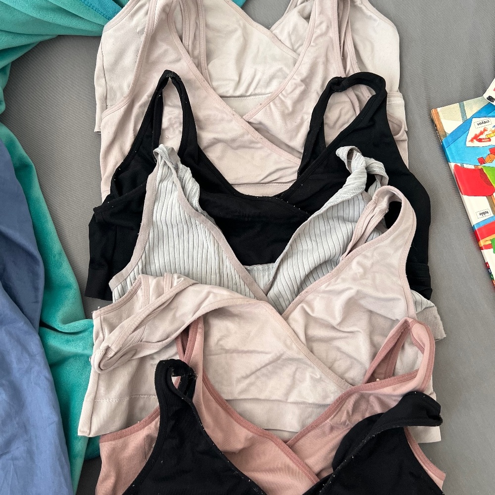 Variety of nursing bras